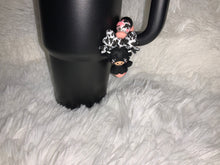 Load image into Gallery viewer, Peachy Gigi Cow Cup Charm
