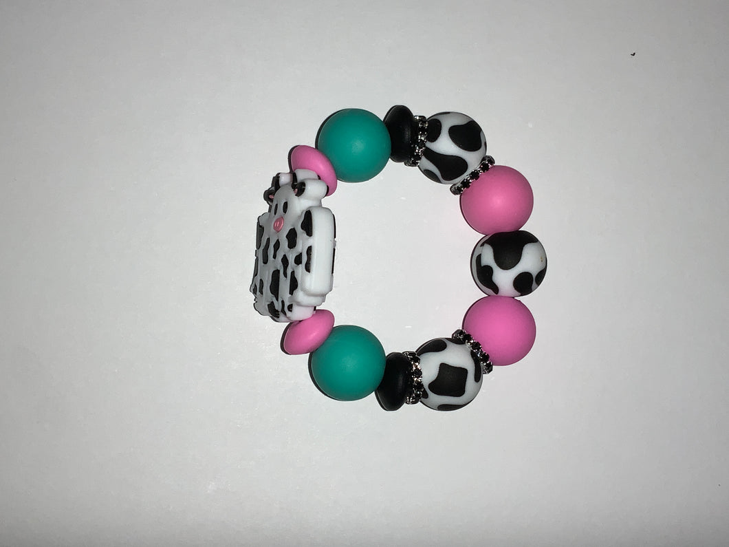 Halloween Cow Cup Charm