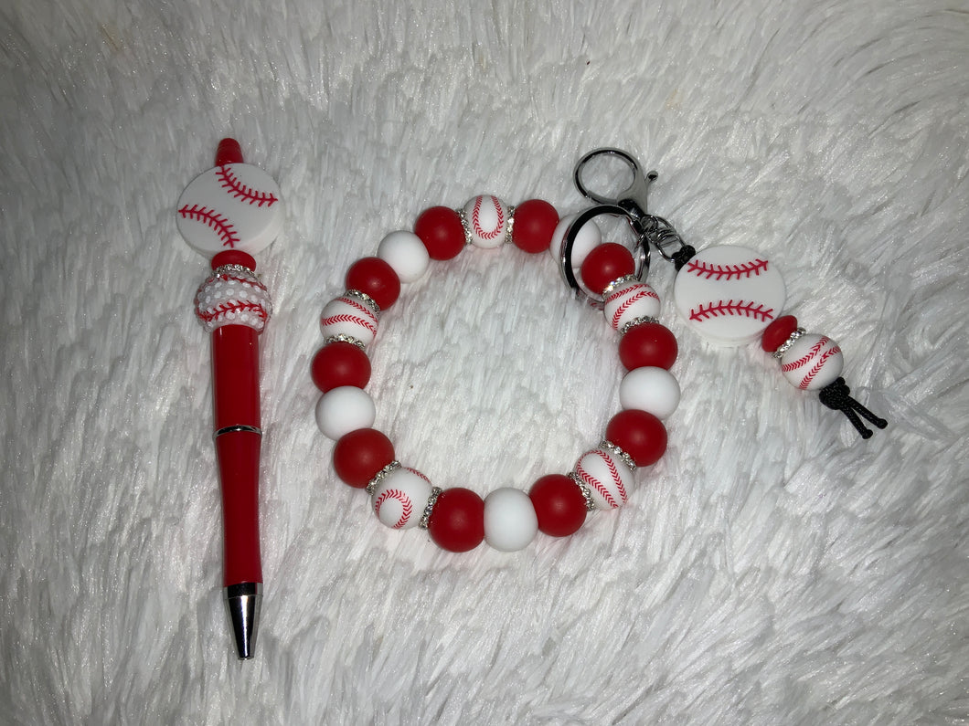 Baseball Pen and Wristlet