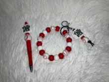 Load image into Gallery viewer, Baseball Pen and Wristlet
